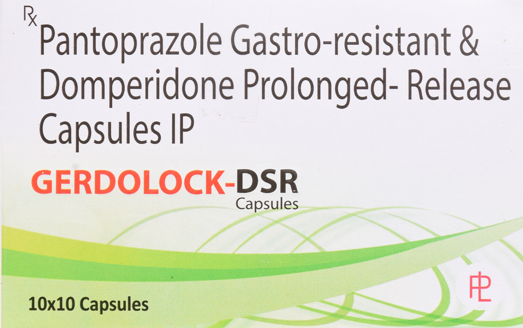Pantaprazole  40mg (as gastroresistant pellets) & Domperidone  30mg (as sustained release ) capsules IP